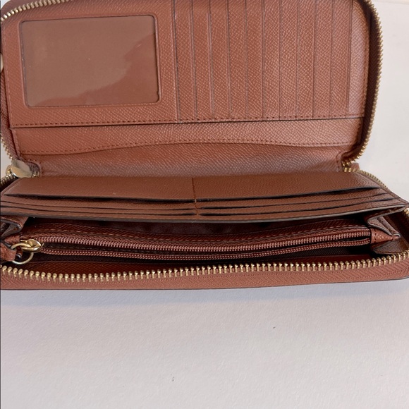 Coach Brown Leather Wallet - Picture 5 of 5